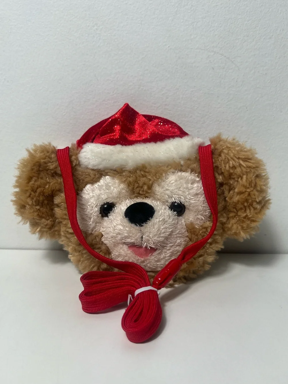 Tokyo Disney Sea Duffy The Disney Bear Christmas Plush Coin Purse Pass Holder
